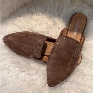 Women light pink mules. Size 71/2